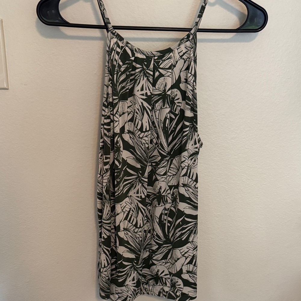 Tropical Leaf Print Camisole
